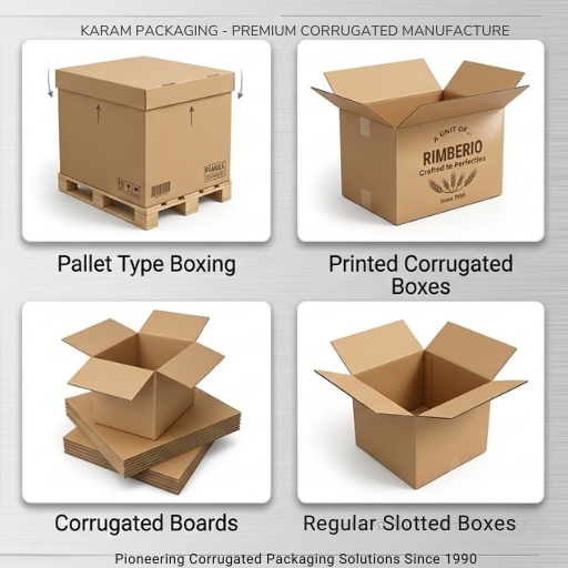 Fully automated 5-ply corrugated boxes produced at Karam Packaging Pvt. Ltd. manufacturing plant at karampackaging.com